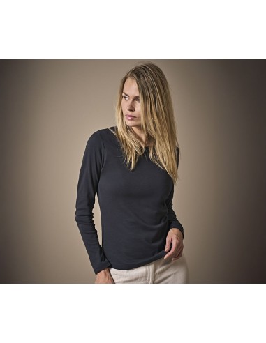 T-590-Womens Long Sleeve Interlock Tee